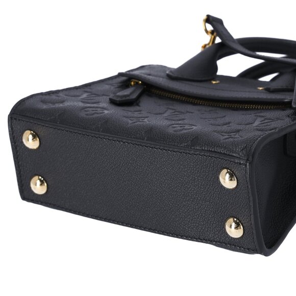 Louis Vuitton Pont Neuf Mini Satchel Monogram Empreinte M41743 Black - Picture 6 of 8